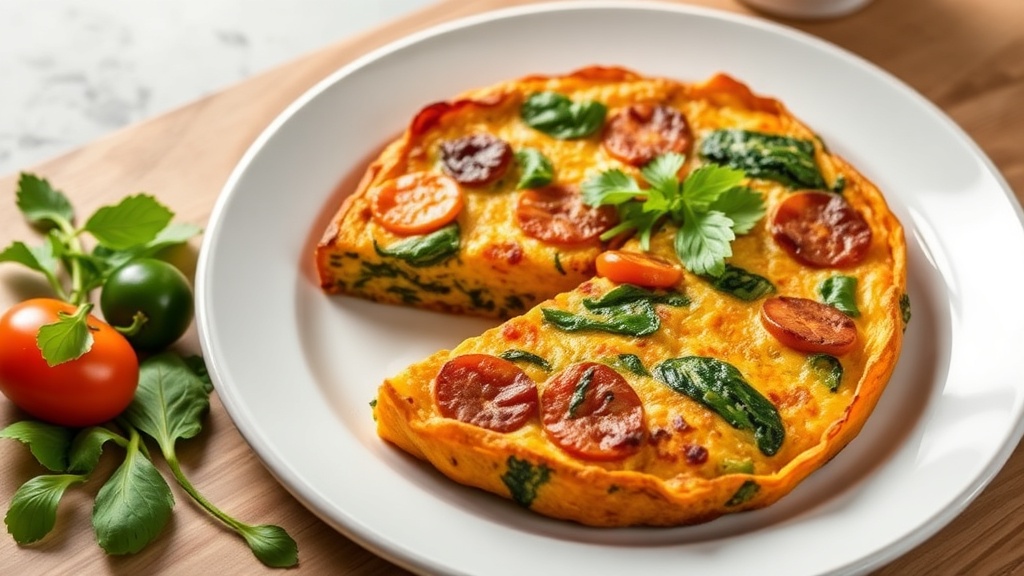 Savory Sweet Potato and Spinach Frittata