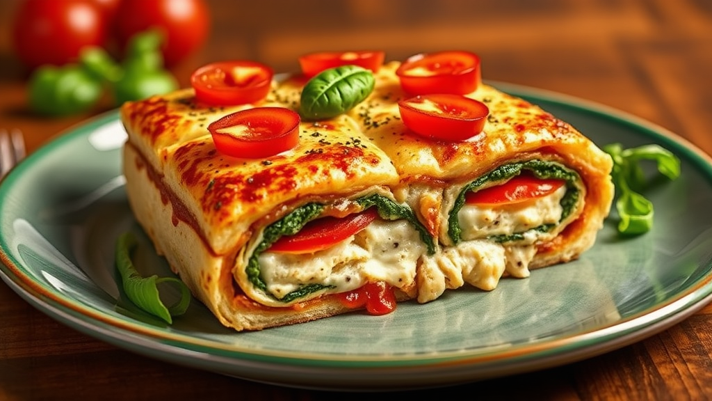 Sbarro's Stuffed Pizza (Copycat Recipe)