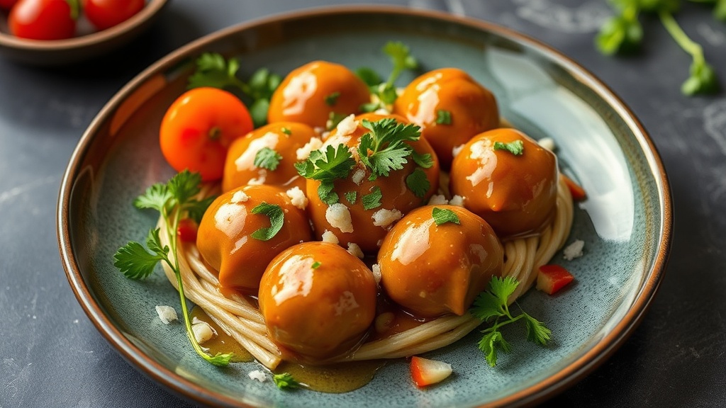 Semen-Glazed Shitballs (Fusion Recipe)