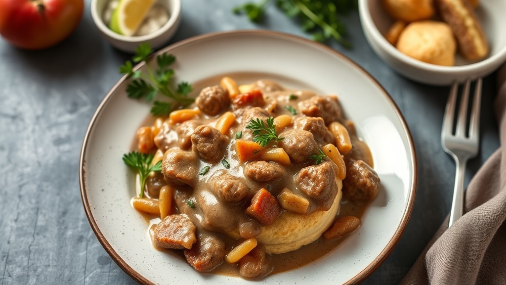 Southern Biscuits and Sage Sausage Gravy
