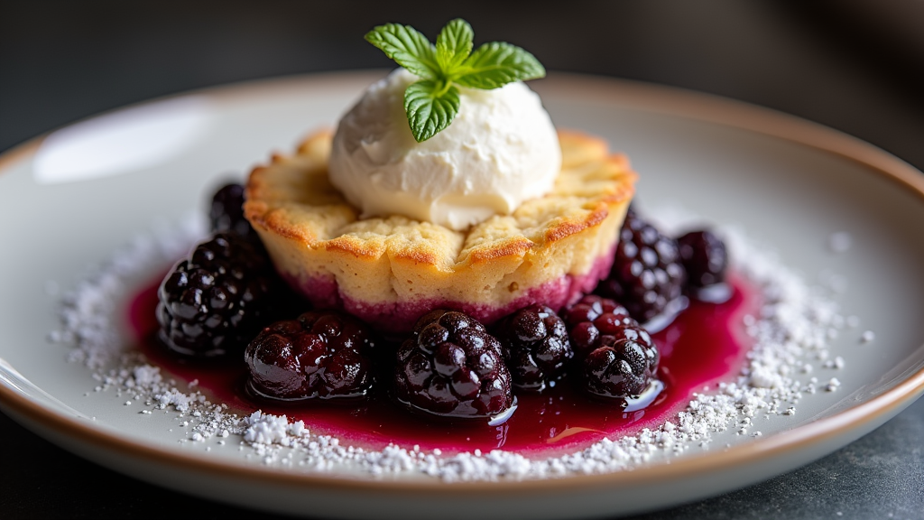 Southern Blackberry Cobbler