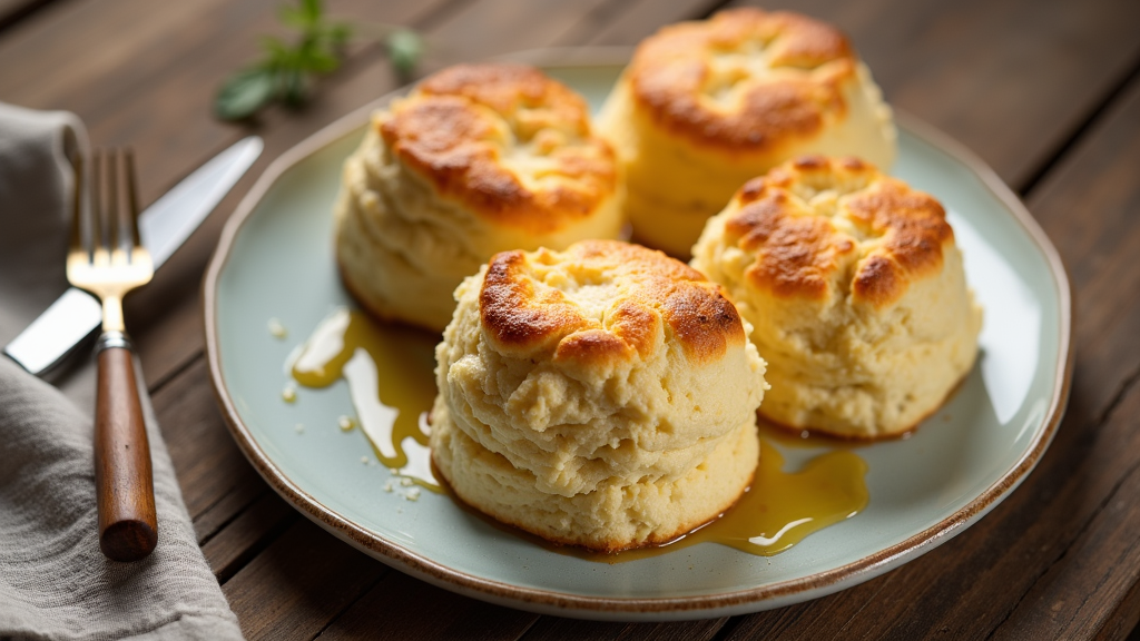 Southern Buttermilk Biscuits with Honey Butter