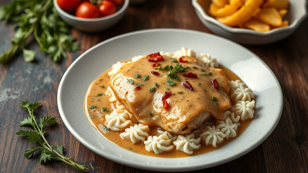 Southern Smothered Chicken with Creative Herb Gravy