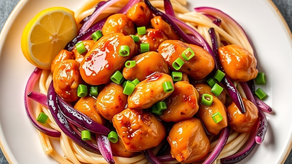 Soy Garlic Chicken with Cabbage
