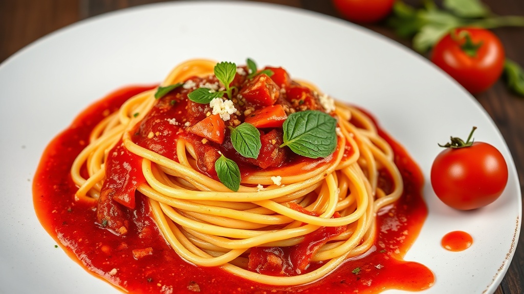 Spaghetti au Thon Sauce Rouge