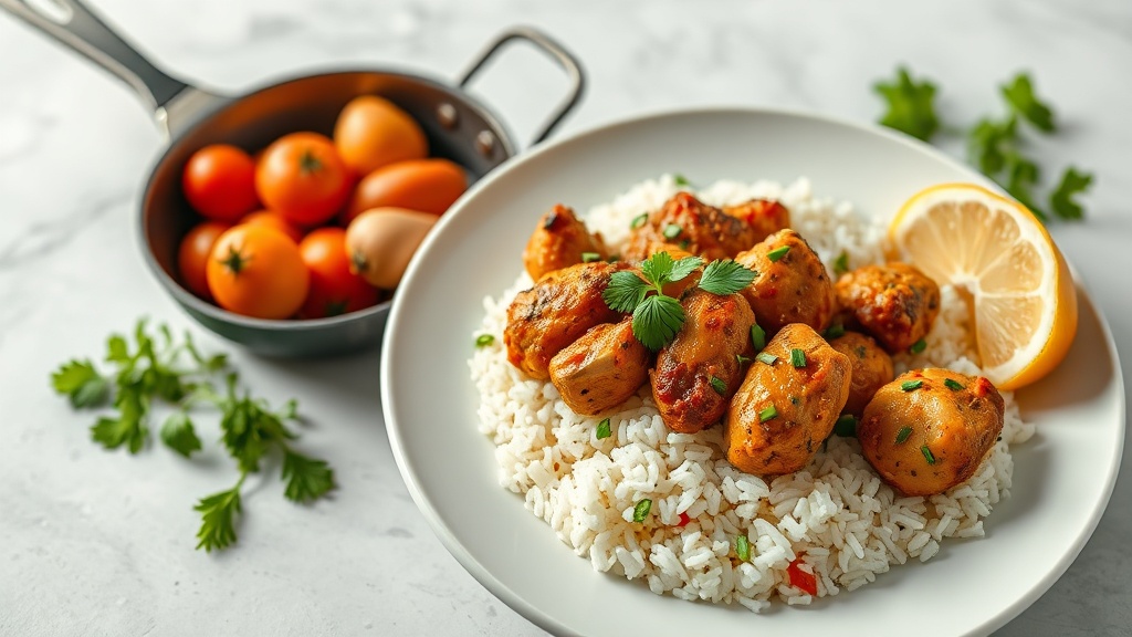 Spiced Chicken and Rice Skillet