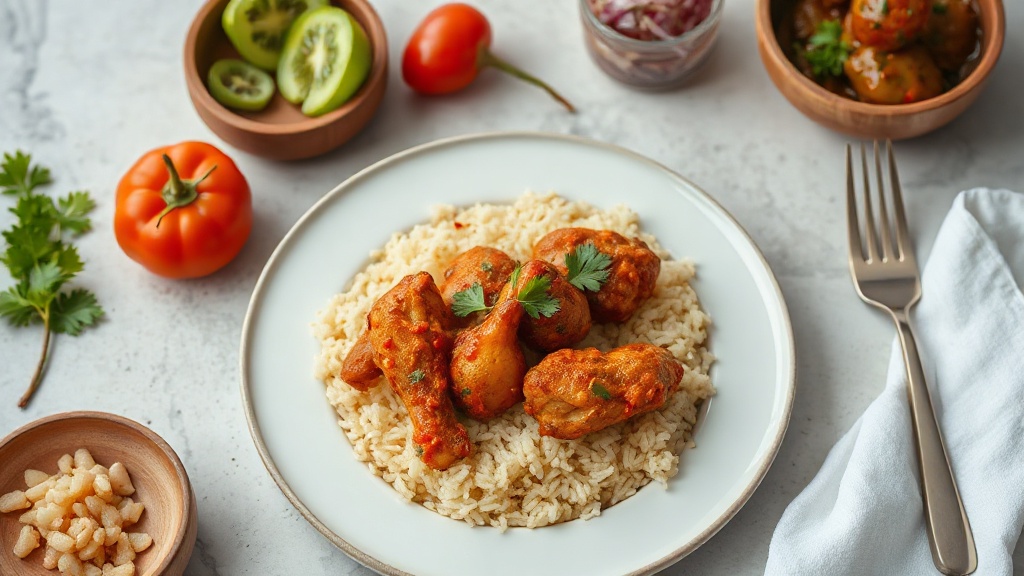 Spiced Chicken and Rice Tahiri