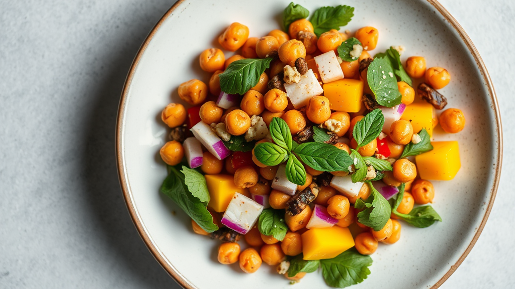 Spiced Chickpea and Mango Salad