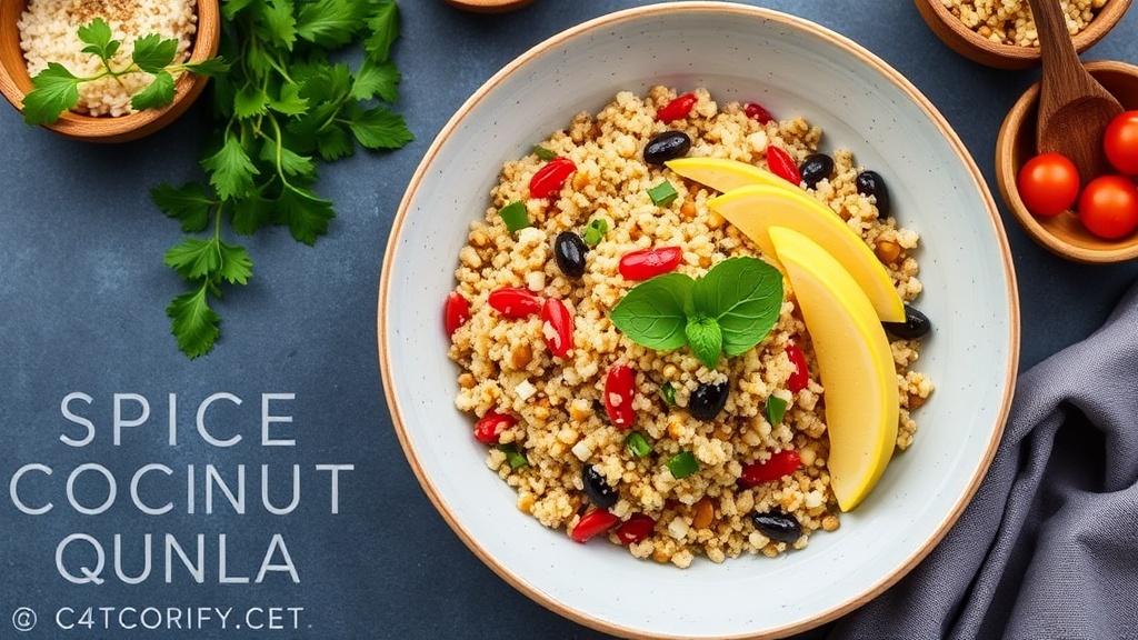 Spiced Coconut Quinoa Bowl