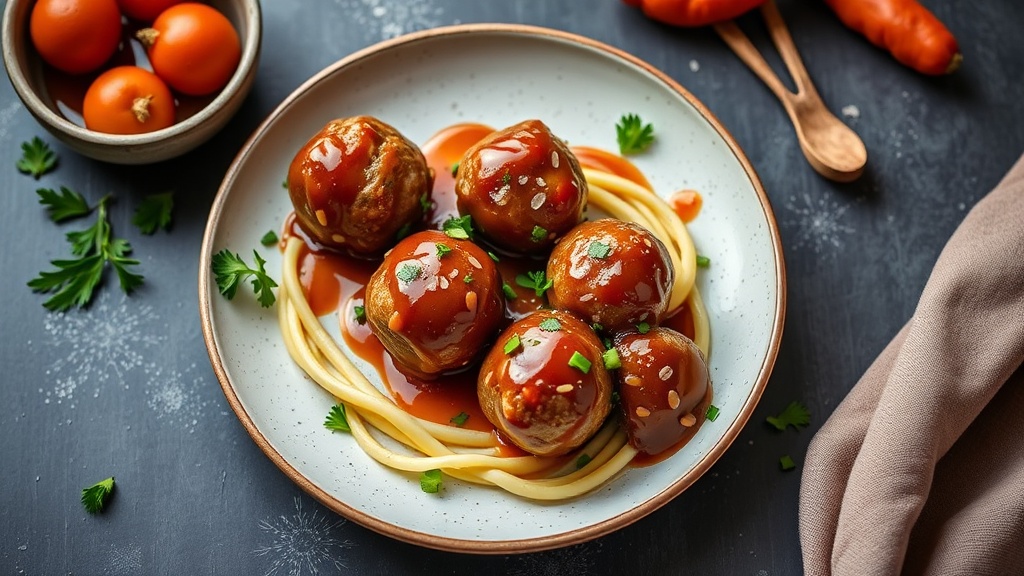 Spiced Honey-Glazed Meatballs
