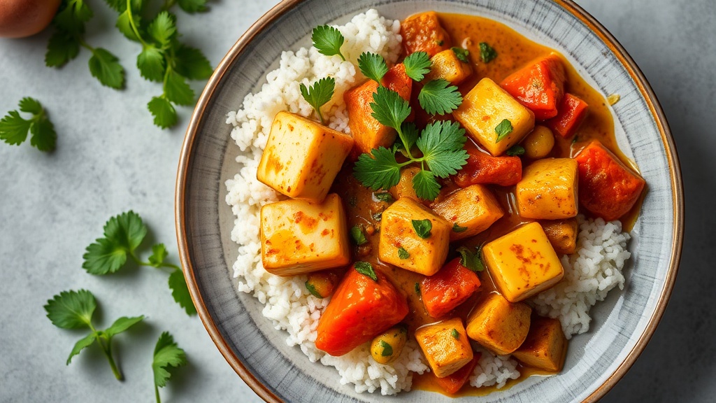 Spiced Paneer and Vegetable Curry