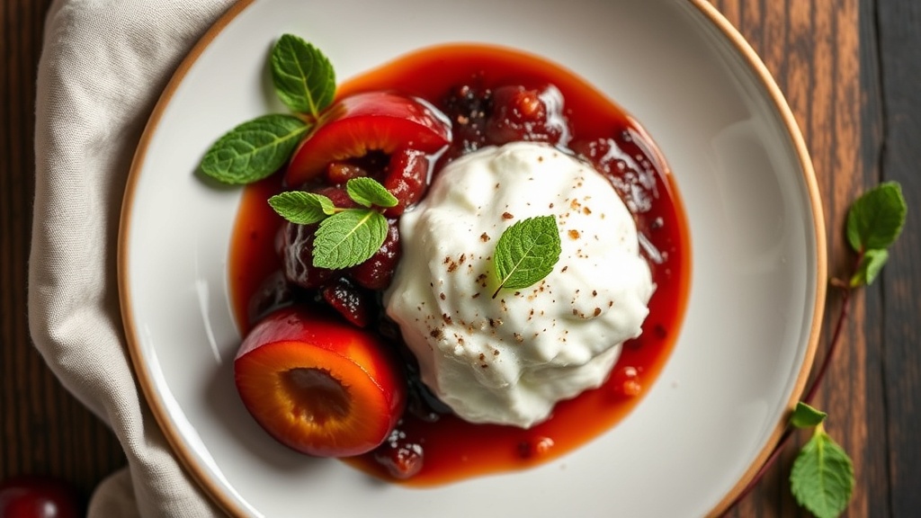 Spiced Plum Pudding