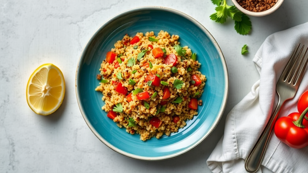 Spiced Quinoa and Vegetable Pilaf
