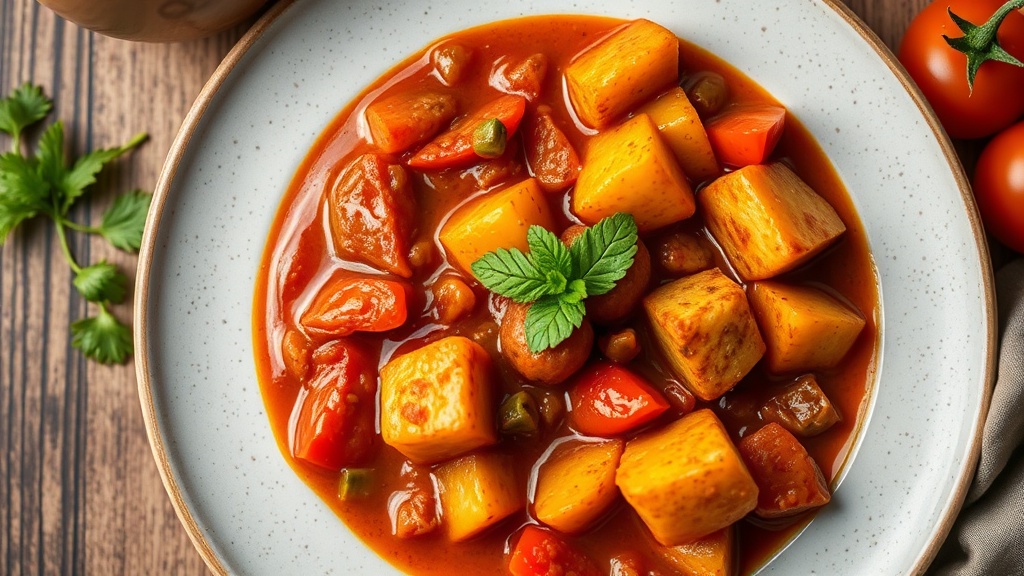 Spiced Tomato and Potato Stew