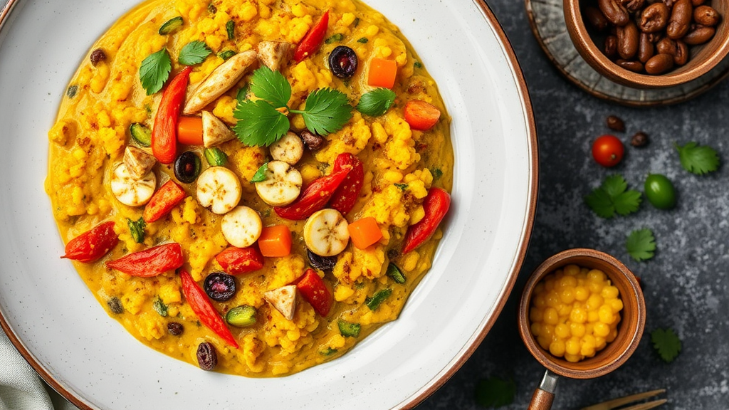 Spiced Vegetable Khichdi with a Twist