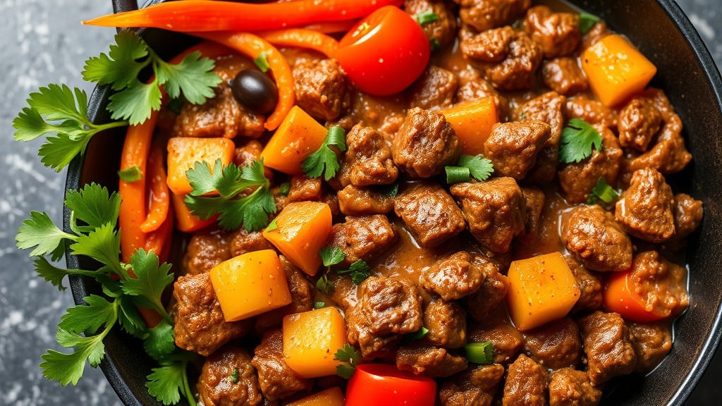 Spicy Beef and Veggie Skillet