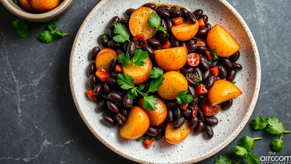 Spicy Black Bean and Potato Skillet