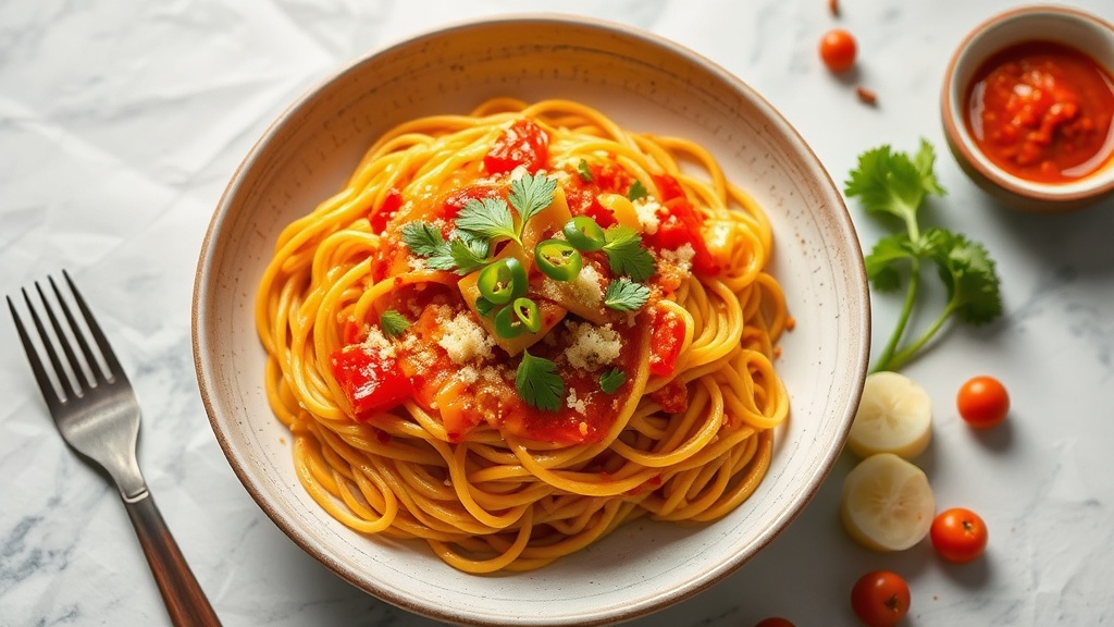 Spicy Gochujang Cheese Noodle Bake