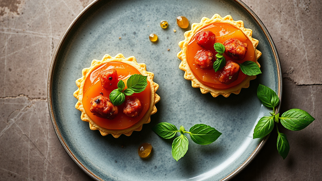 Spicy Honey Savory Tarts