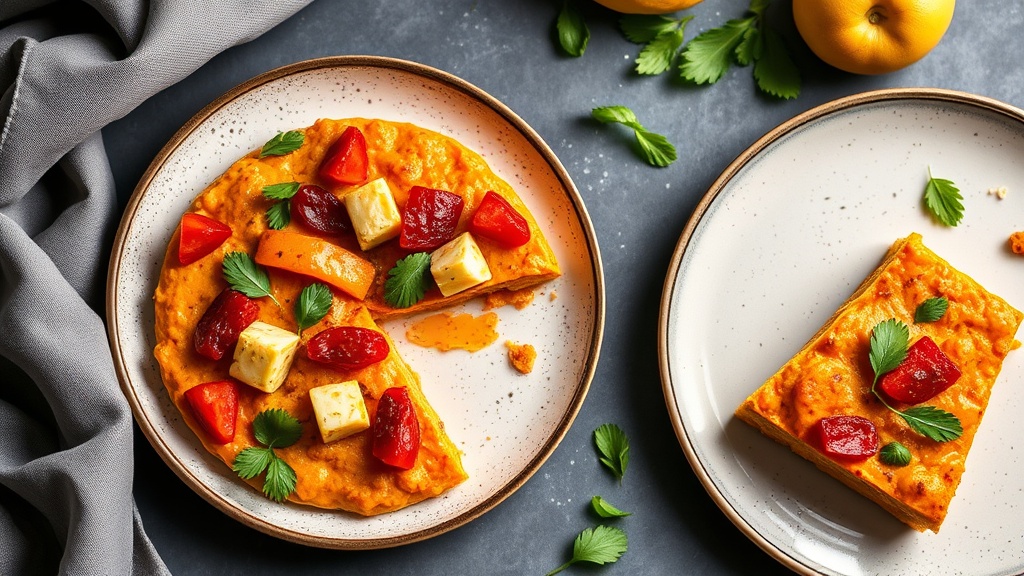 Spicy Mango Paneer Oat Bake