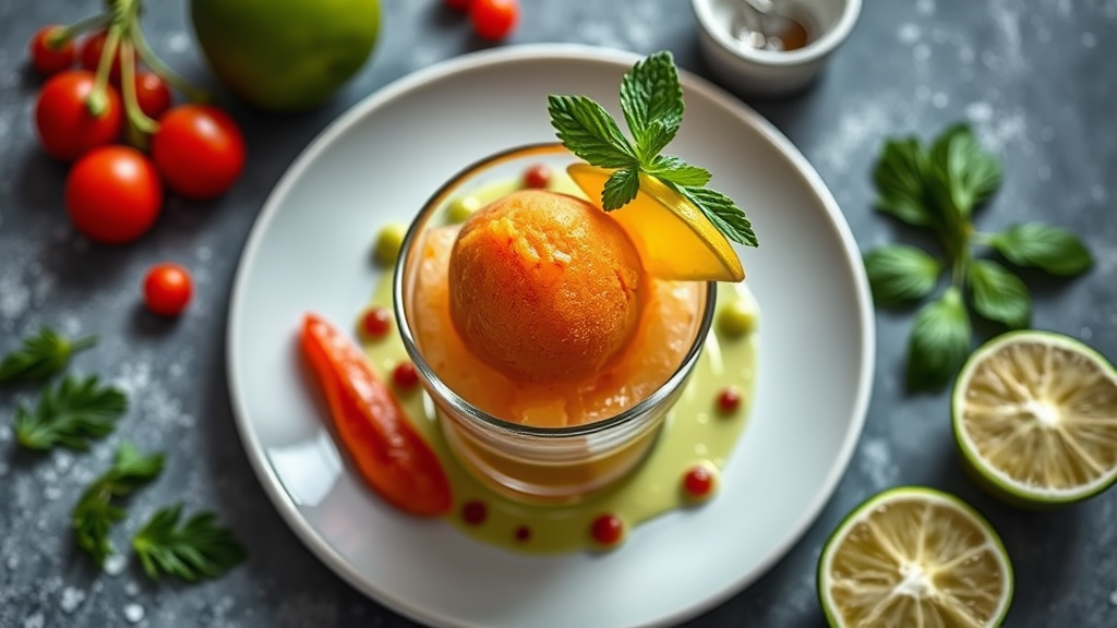 Spicy Margarita Sorbet