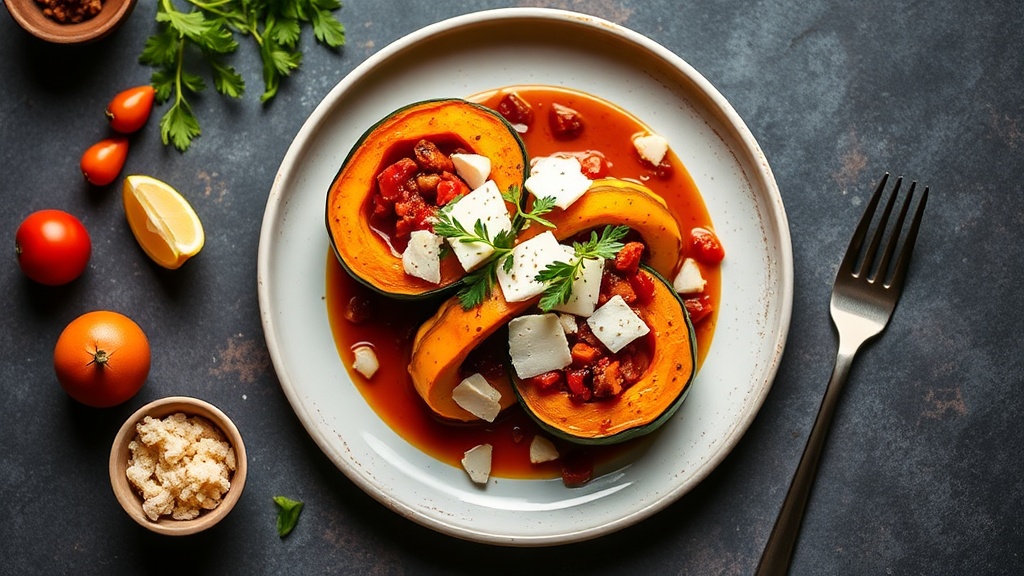Spicy Squash with Adobo Sauce and Cotija Cheese