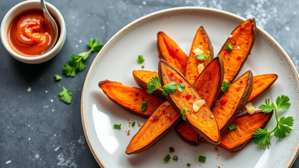Spicy Sweet Potato Wedges