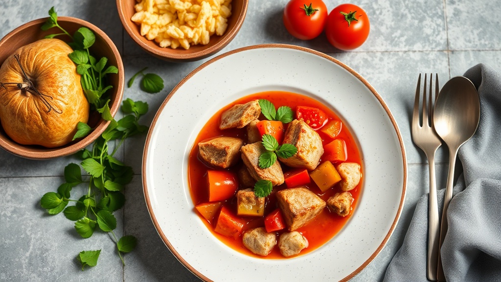 Spicy Tomato and Kipper Pig's Feet Stew