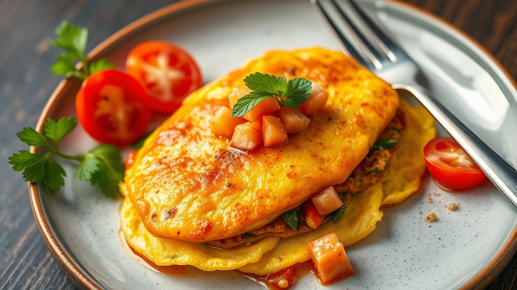 Spicy Tuna Omelette
