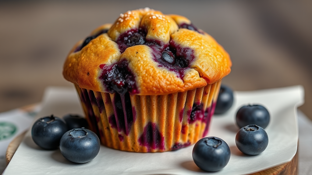 Starbucks Blueberry Muffin (Copycat Recipe)