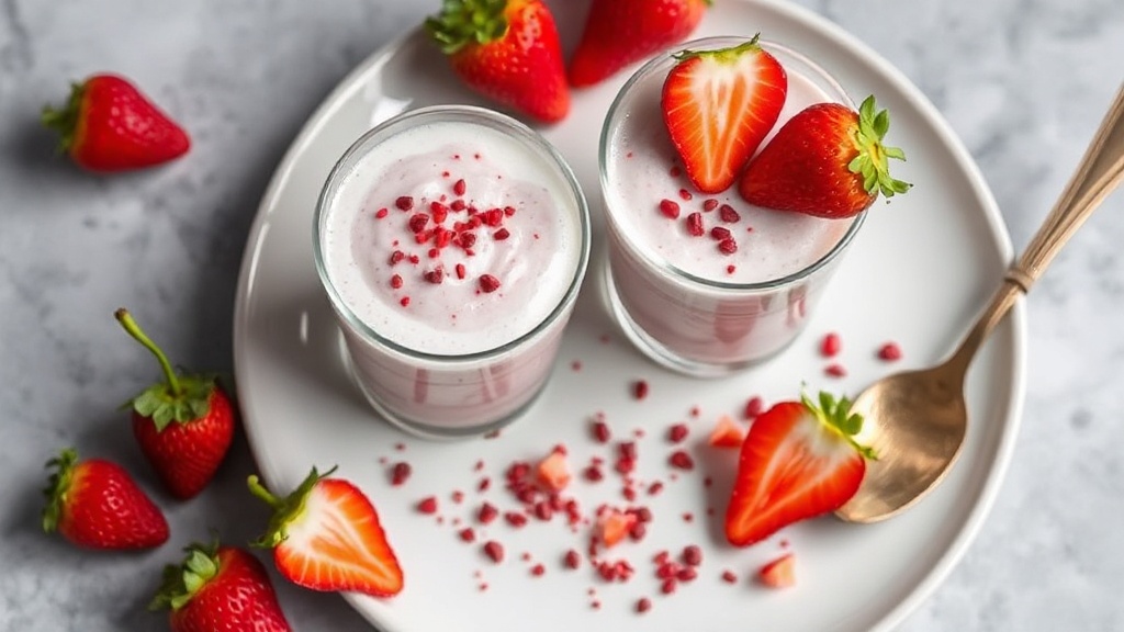 Strawberry Coconut Chia Pudding