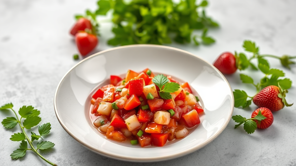 Strawberry Ghost Pepper Salsa