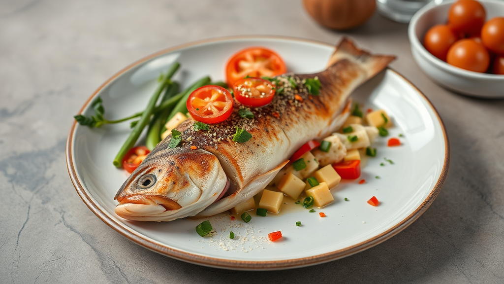 Stuffed Baked Trout