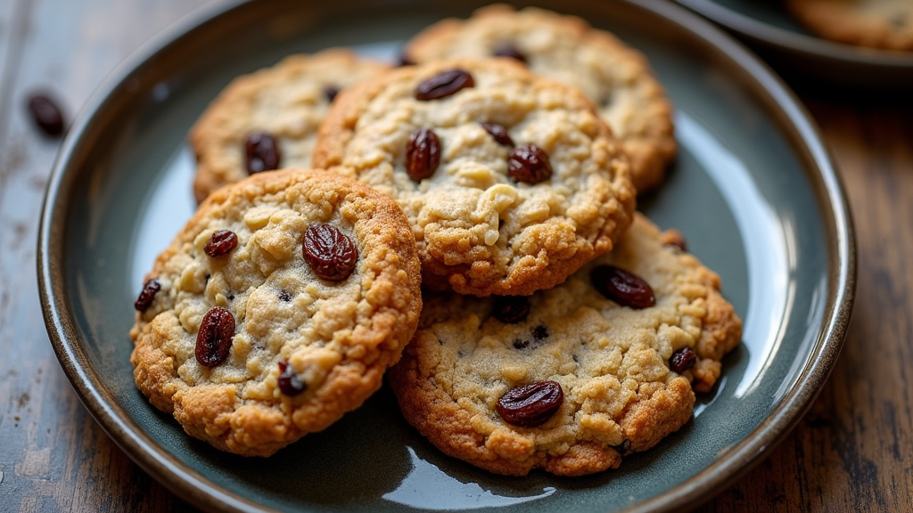 Sugar Free Oatmeal Raisin Cookies