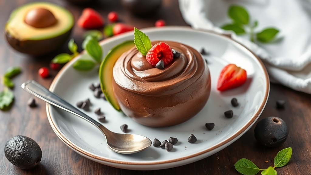 Sugar-Free Chocolate Avocado Mousse