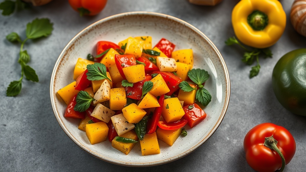Summer Squash and Bell Pepper Medley