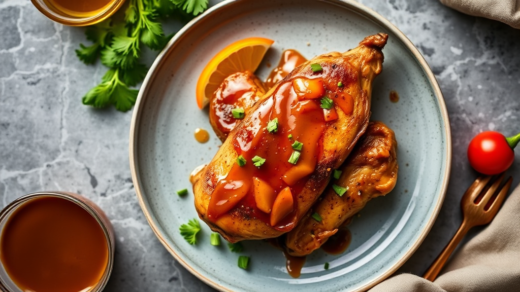 Sweet and Tangy Mustard Glazed Chicken