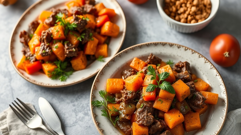 Sweet Potato and Beef Casserole