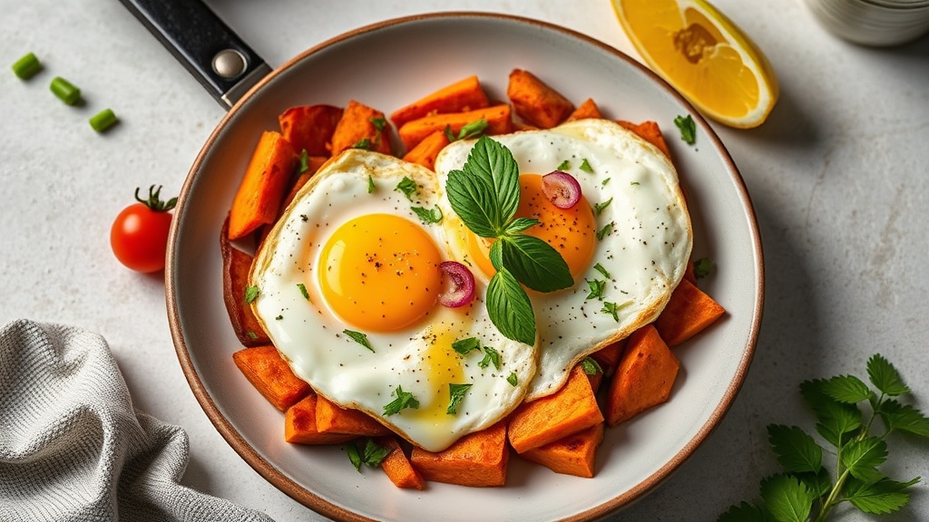 Sweet Potato and Egg Skillet