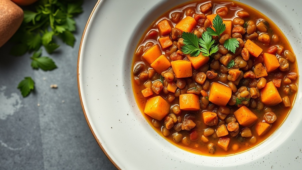 Sweet Potato and Lentil Stew