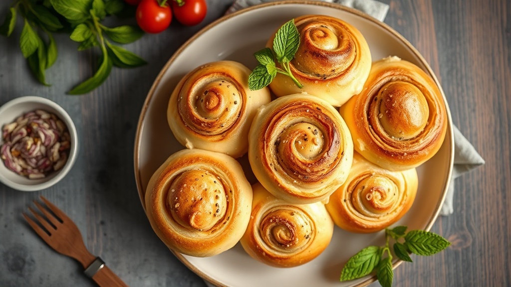 Sweet Vanilla Bread Rolls
