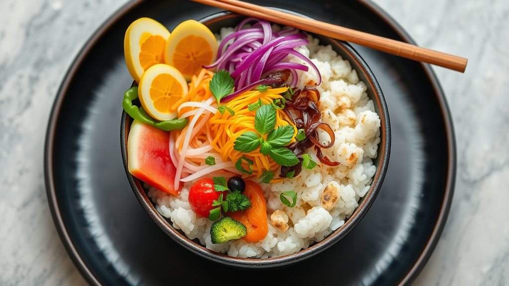 Tamagokake Rice Bowl with a Twist