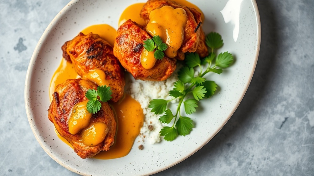 Tandoori Chicken with Mango Chutney