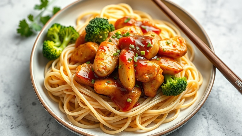Teriyaki Chicken and Broccoli Noodles