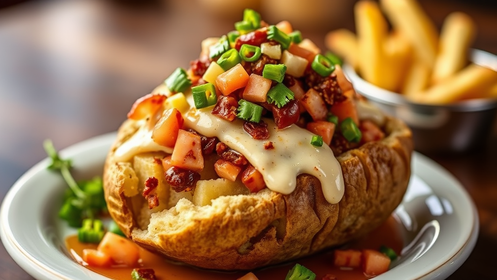 Texas Roadhouse Loaded Baked Potato (Copycat Recipe)