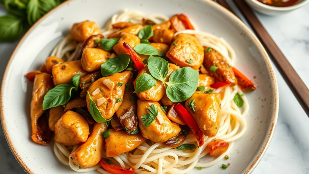 Thai Basil Chicken Stir-Fry