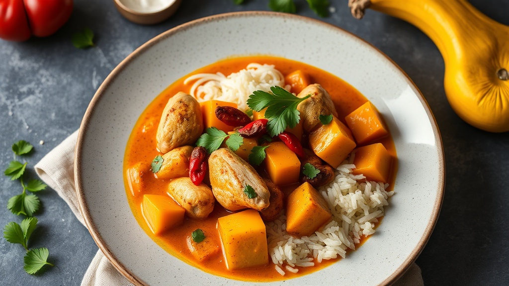 Thai Chicken Curry with Butternut Squash