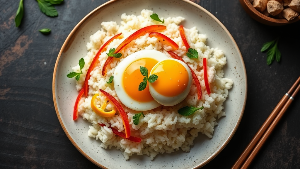 Thai-Style Coconut Rice with Eggs