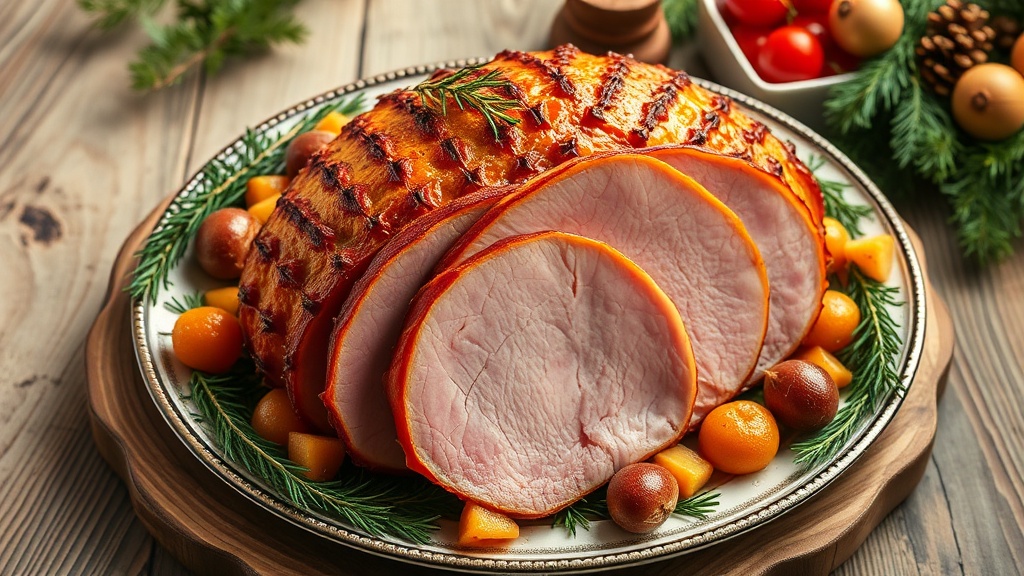 Traditional Frontier Christmas Baked Ham