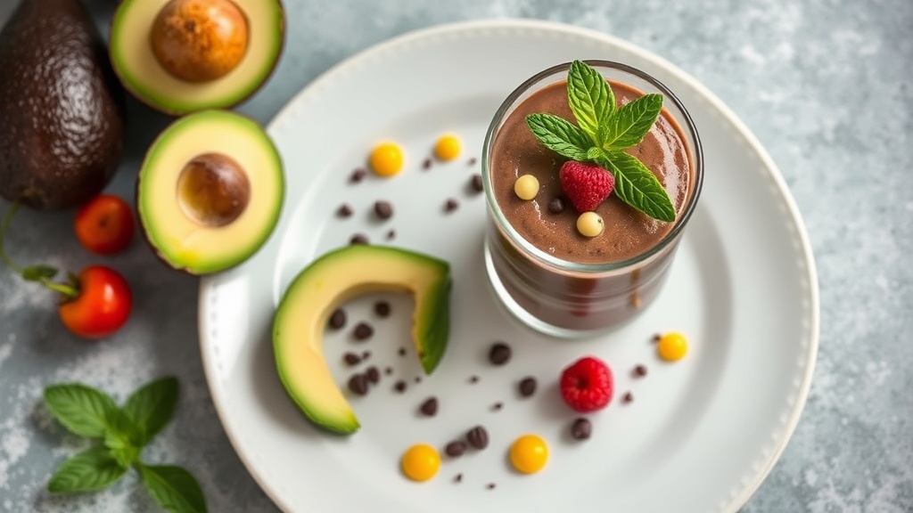 Tropical Avocado Chocolate Mousse